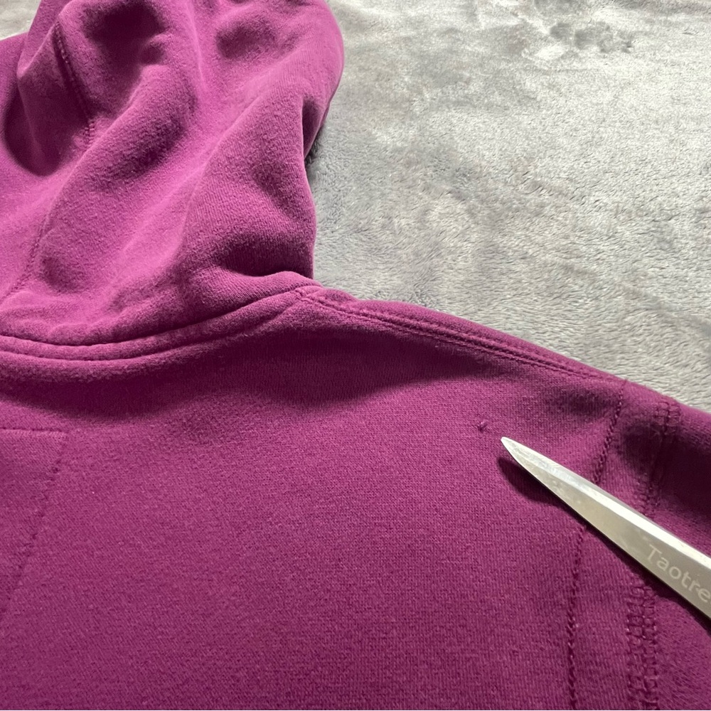 CI Sport Medium Findlay Oilers Purple Hooded Sweatshirt - Picture 7 of 7